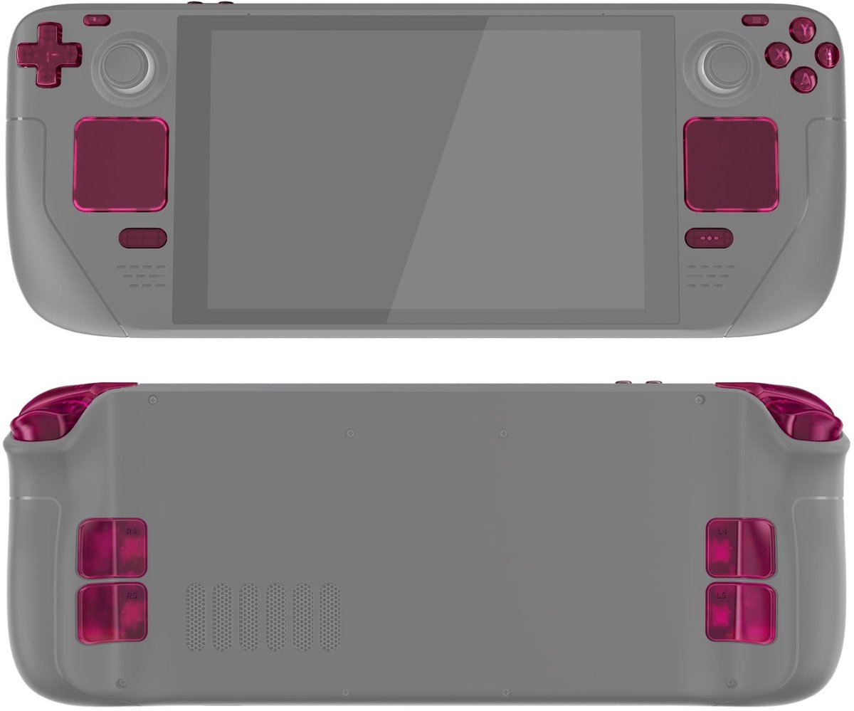 Omgoods - Knopset Vervanging voor Steam Deck in Bright Candy Pink