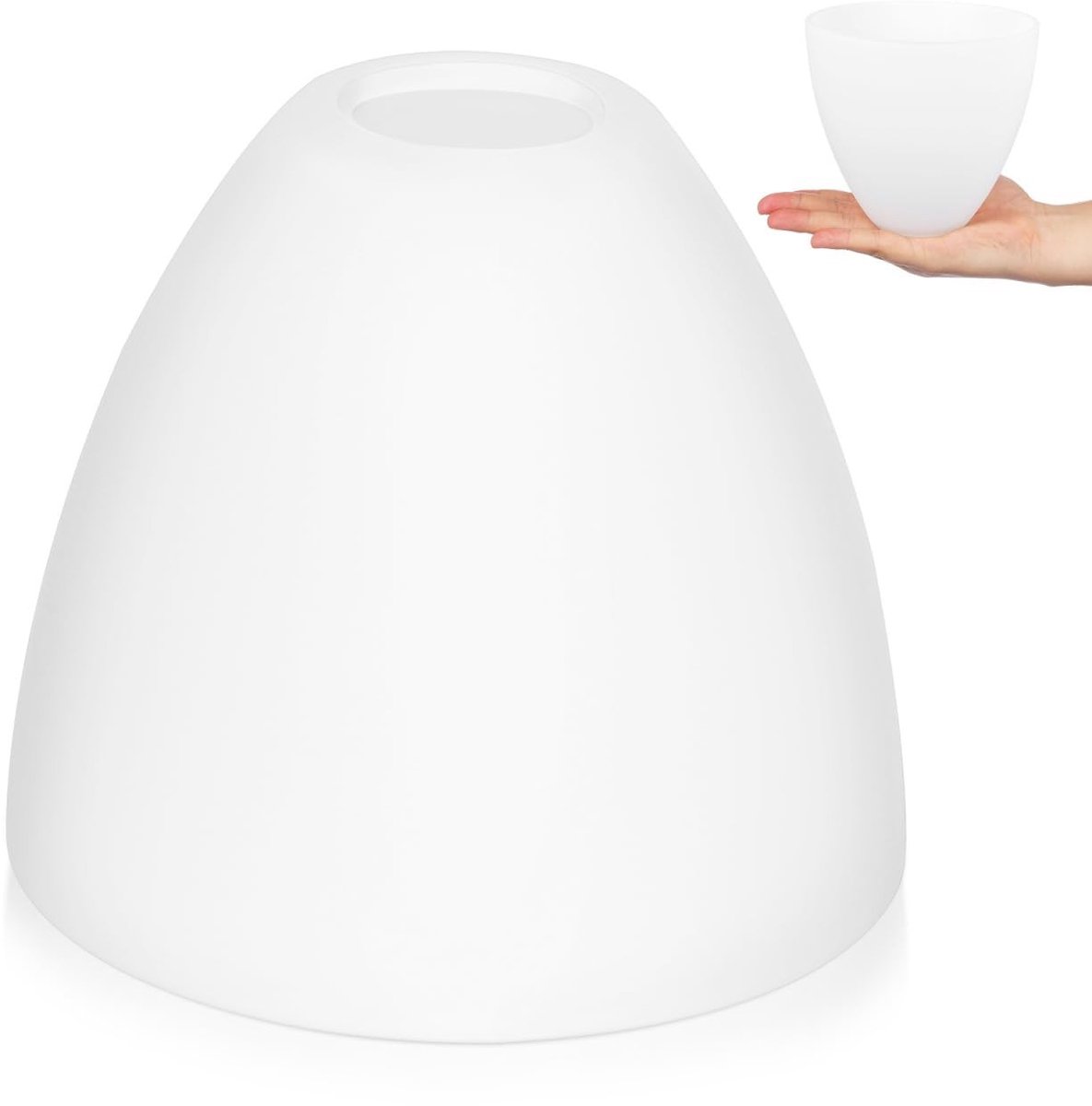 Omgoods - Vervangende Glazen Lampscherm voor Diverse Lampen