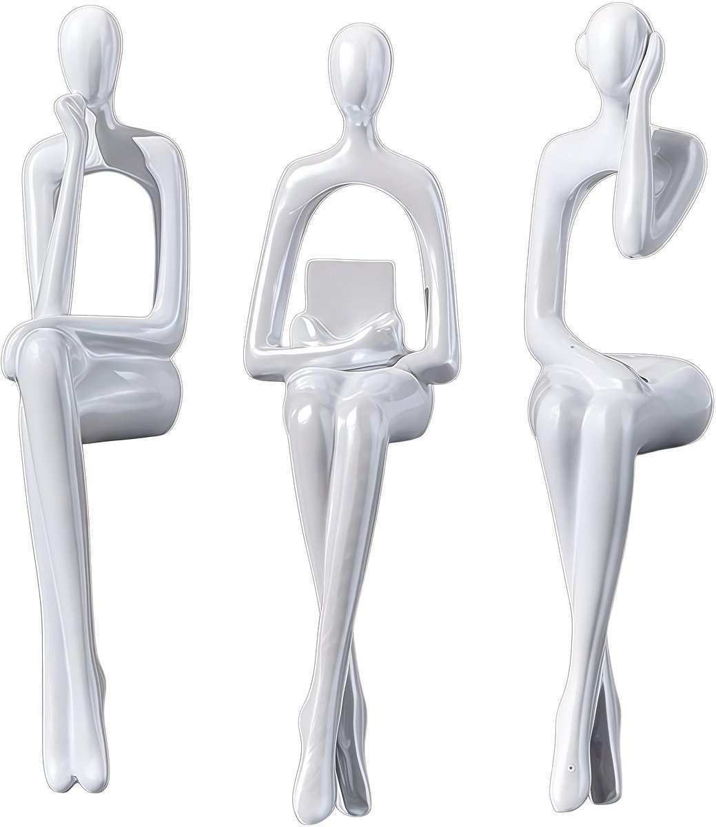 Omgoods - Abstracte Resin Sculptuur voor Thuis en Kantoor Decoratie