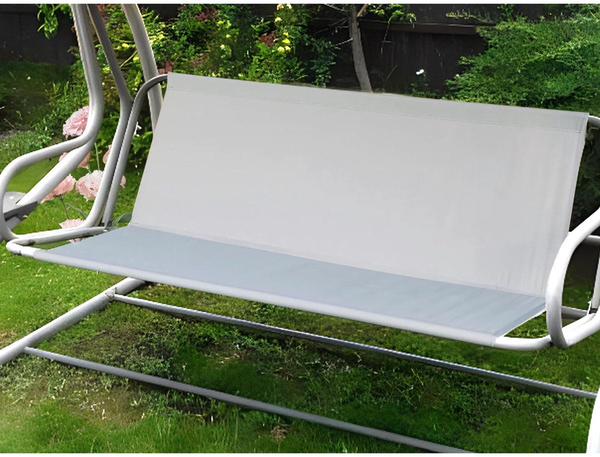 Omgoods - Vervangende Tuinhangstoelhoes Waterdicht 600D Oxford Grijs