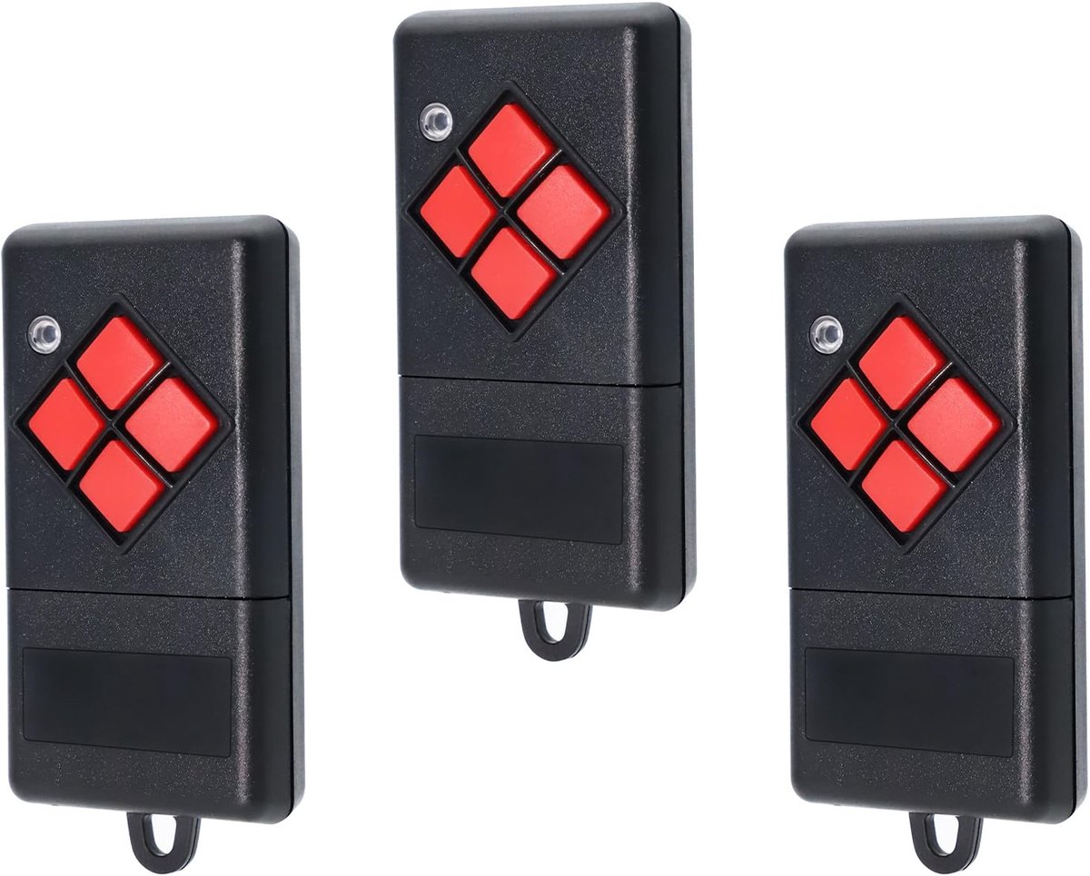 Omgoods - Draadloze Afstandsbediening voor Garagepoort - 3 Stuks