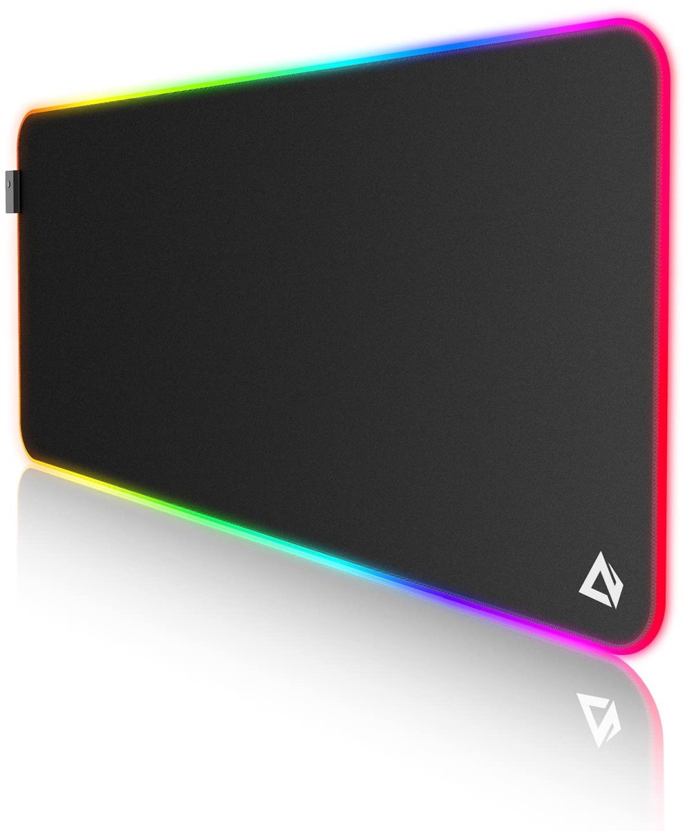 Omgoods - Gaming Muismat XXL 900x400mm - RGB met 11 Verlichtingseffecten