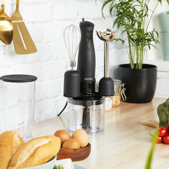 Petra 3 In 1 Keukenblender - Groentehakmolen - Processor - Staafmixer - Garde - 2 Snelheden - 350w van Petra — afbeelding 2