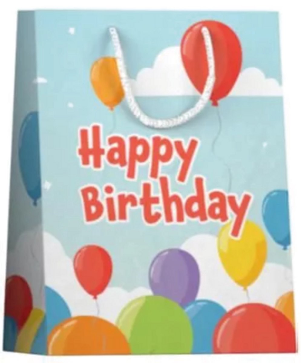 Papieren cadeau tas M Party