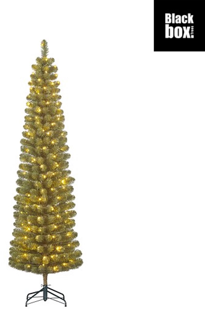 Charlton Pilar x-mas tree led green warm white 160L TIPS 362 with timer & dimmer - h215xd56cm
