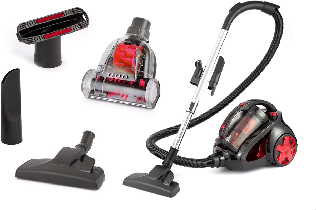 AG3000+ Stofzuiger Zonder Zak - Stofzuigers - Vacuum Cleaner Zakloos - 8.5 Meter - 900W - Sterke Zuigkracht - HEPA Filter - Compact, Licht & Krachtig - Gemakkelijk Schoon Te Maken