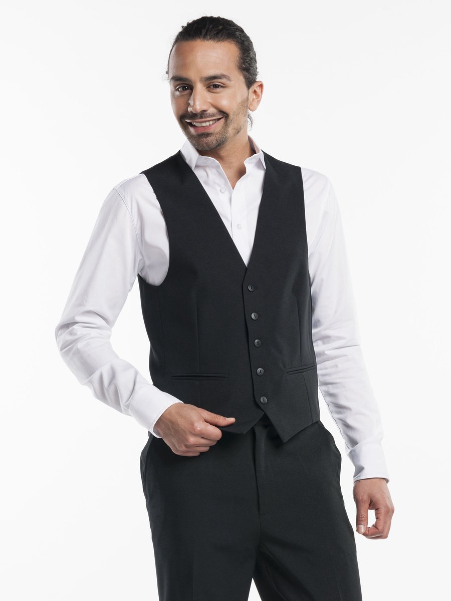 Chaud Devant Heren Zwart Gilet XL