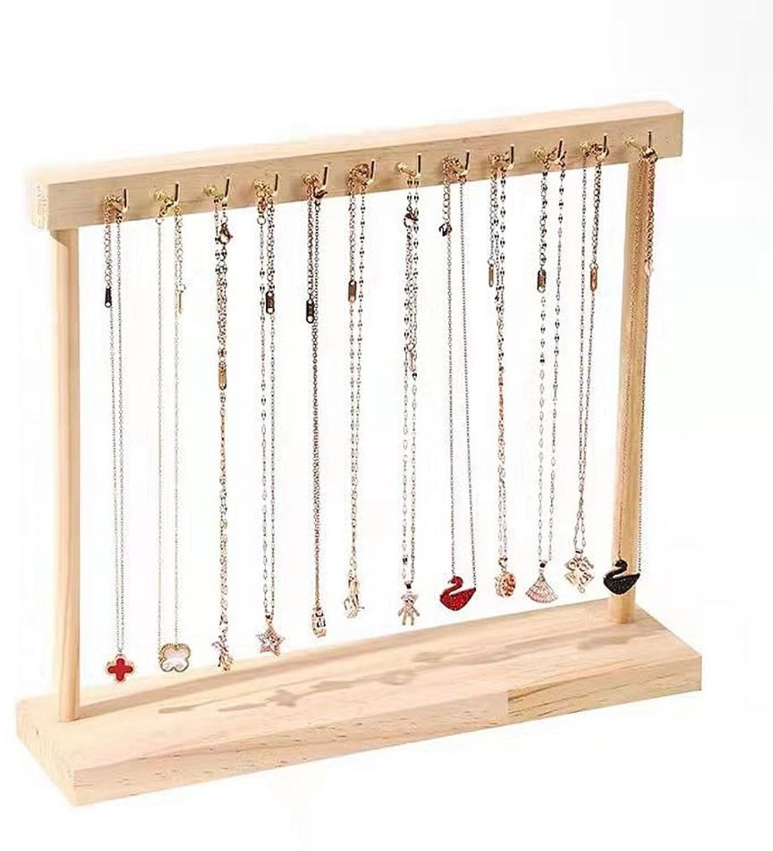 Omgoods - Sieradenstandaard met 24 Haken voor Kettingen en Armbanden