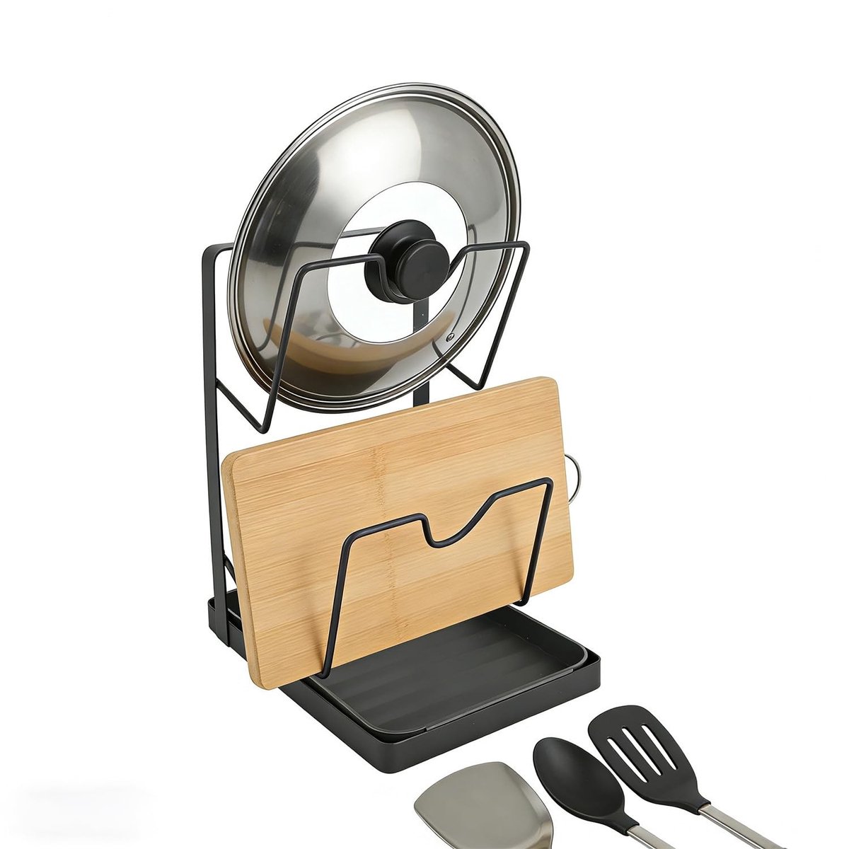 Omgoods - Multi-Functionele Pandekselhouder met Drupbak