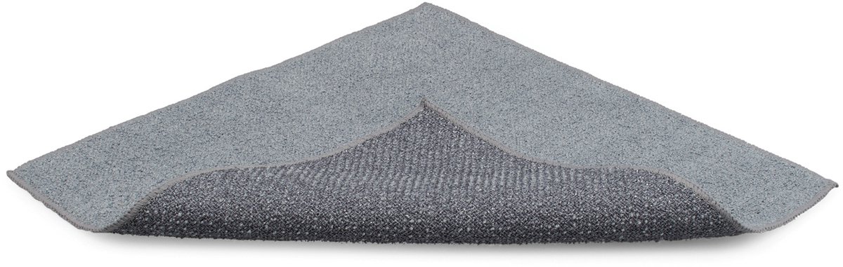 Microvezel Schuurdoek 2-in-1 ChiaMo.nl Grijs 28 x 28 cm