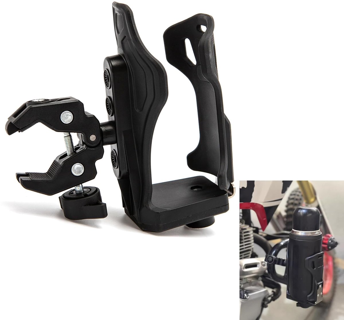 Omgoods - 360° Draaibare Flessenhouder voor Fiets en Scooter