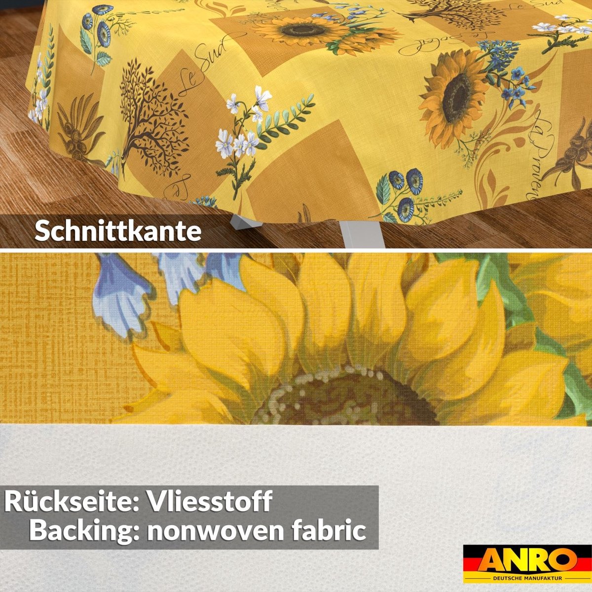 Omgoods - Wasbaar Ovaal Tafelkleed 180 x 140 cm met Waterafstotend Lotus Effect