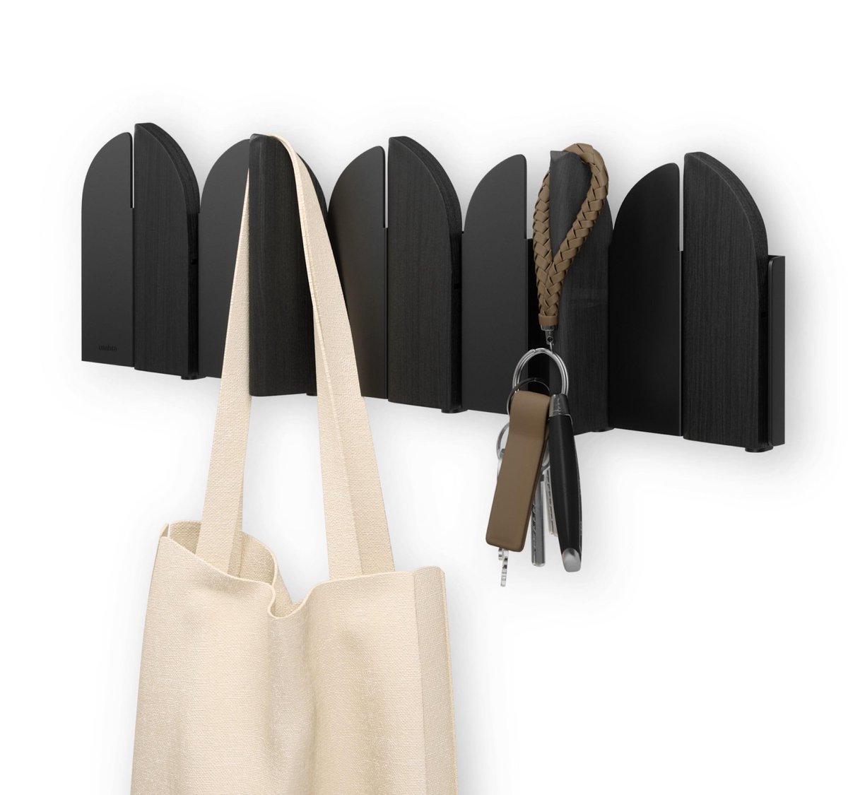 Omgoods - Wandhaak met Vijf Vouwhaken voor Kleding en Decoratie
