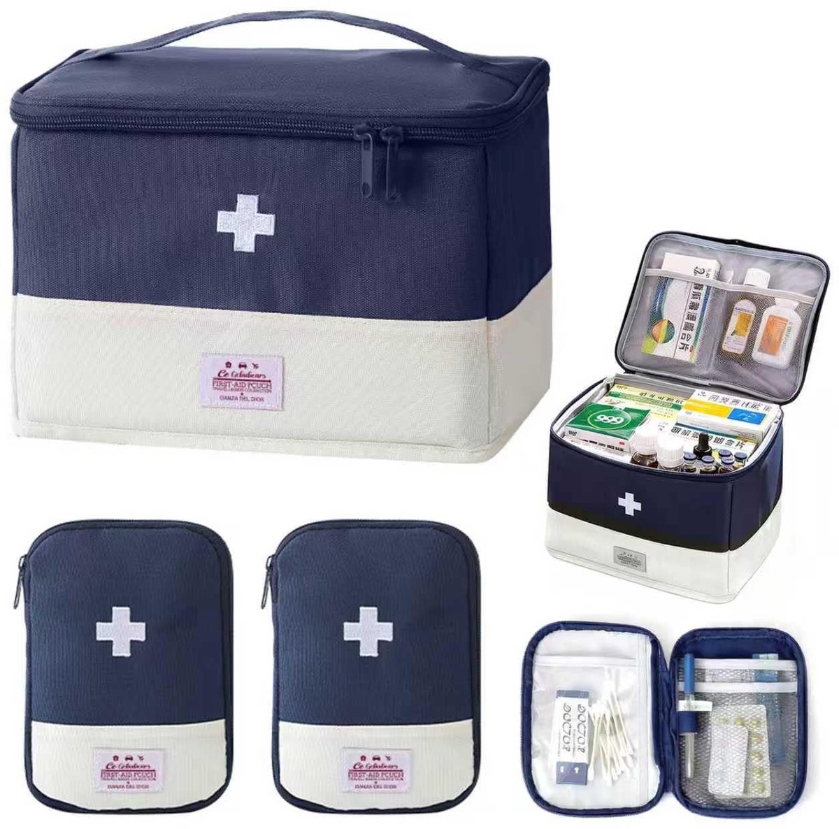 Omgoods - Geneesmiddelen Opbergset met Reisapotheek