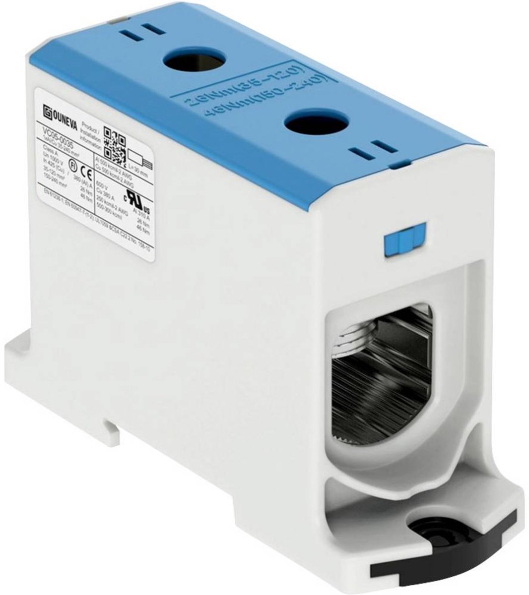 Ouneva Group VC05-0035 Verdeelblok Schroeven Blauw 1 stuk(s)