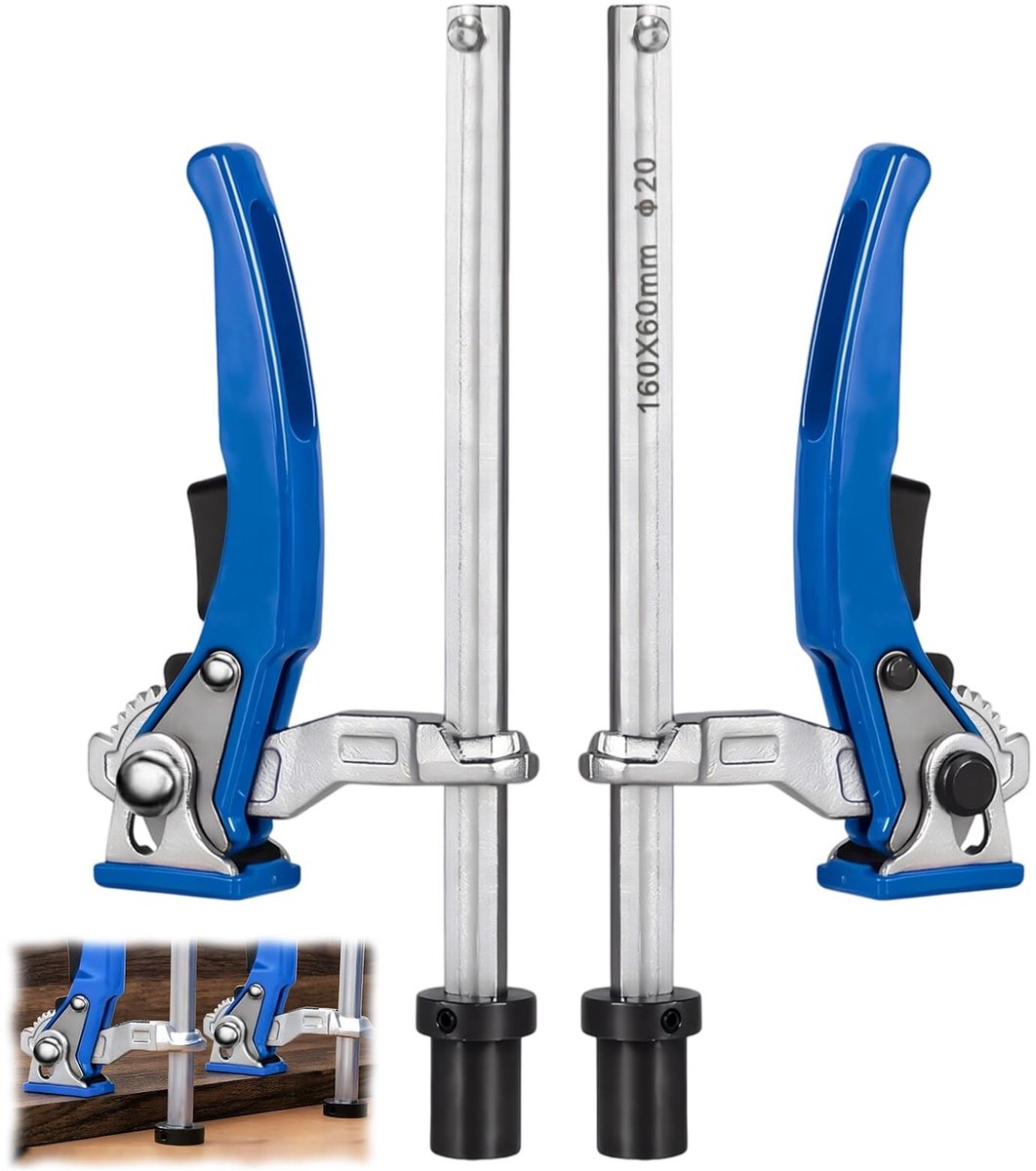 Omgoods - 2 Stuks Hefboomklemmen voor Houtbewerking en CNC