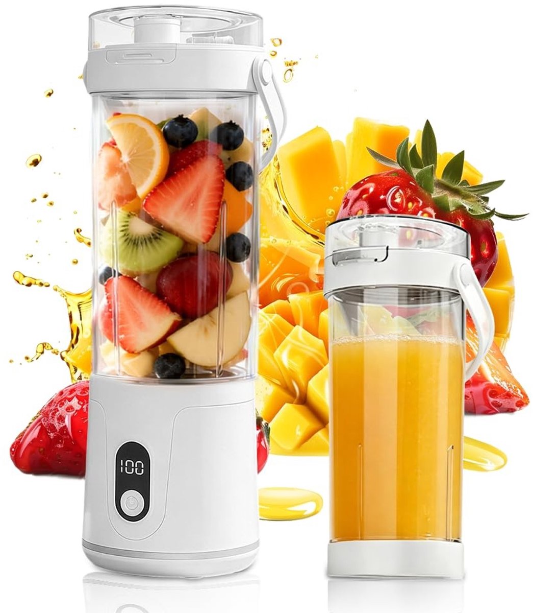 Omgoods - Draagbare Mixer voor Smoothies en Shakes, 600ml