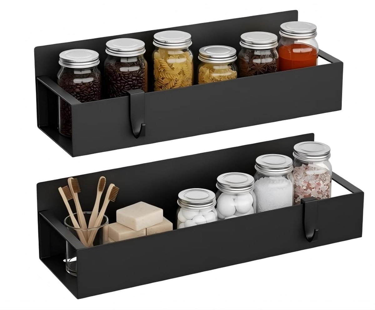 Omgoods - Magnetisch Koelkastrek - Set van 2 Kruidenrekken