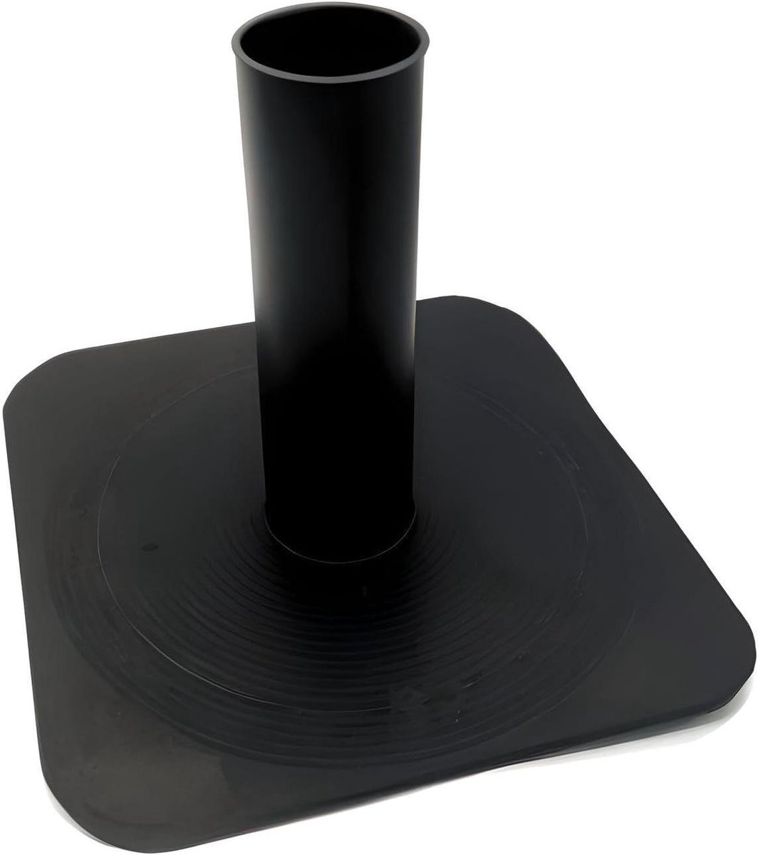 Dakgoot - Dakafvoer PVC - Dakwater Afvoeren - Robuuste PVC Constructie - DN 70-150 - Zwart