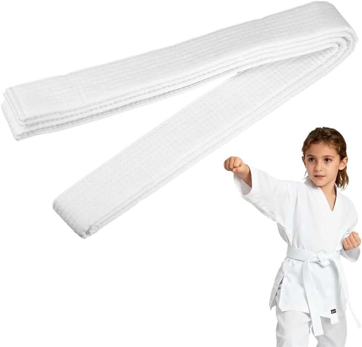 Professionele Karategordel van Dikke Stof, 180 cm - Judo, Taekwondo en Aikido Riem voor Sporters