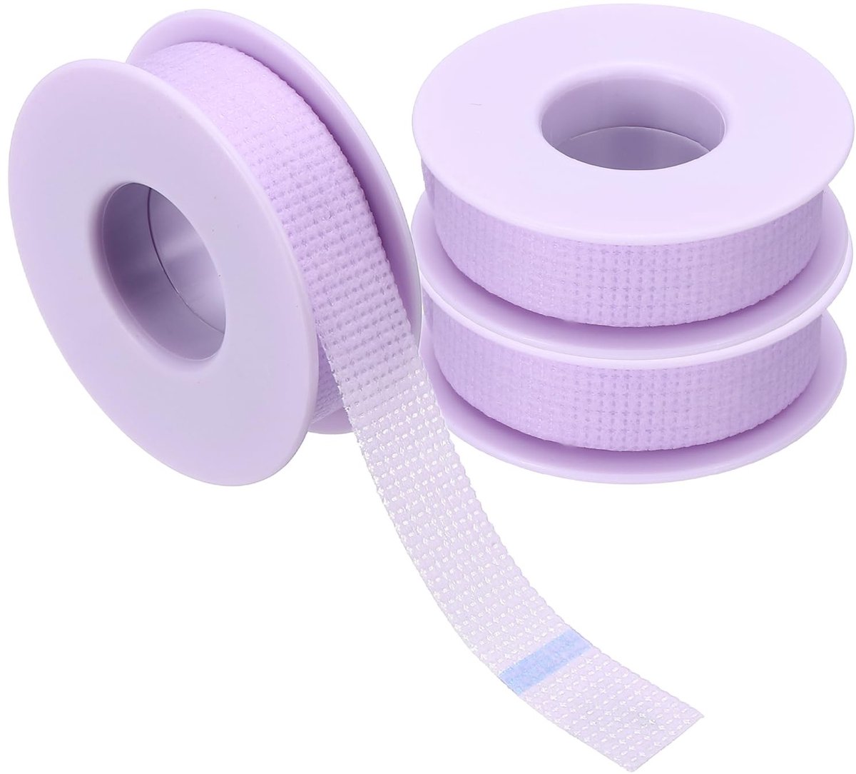 Omgoods - Wimperband Set van 3 Rollen Siliconen Plakband Paars