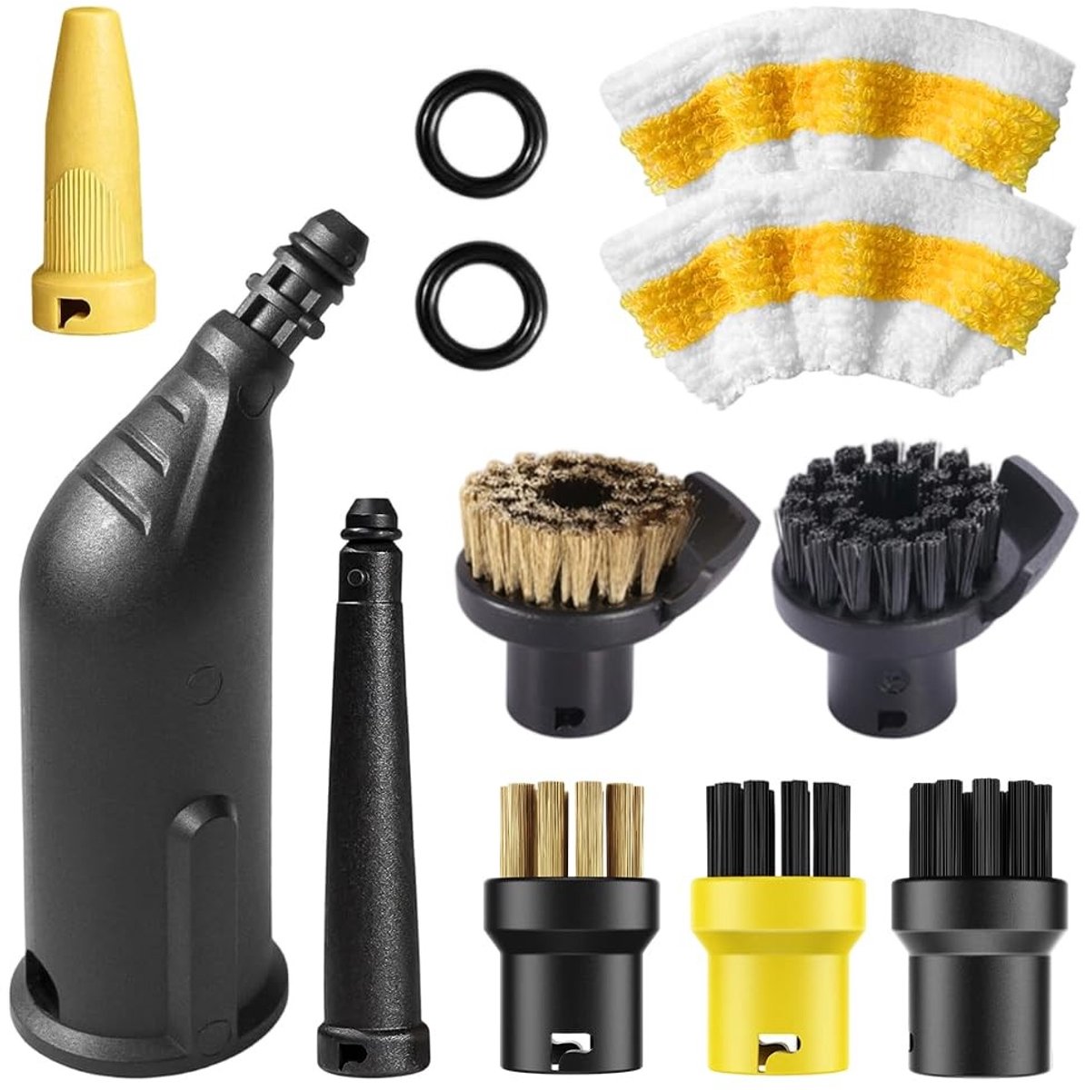 Omgoods - Set van 12 Accessoires voor Stoomreiniger