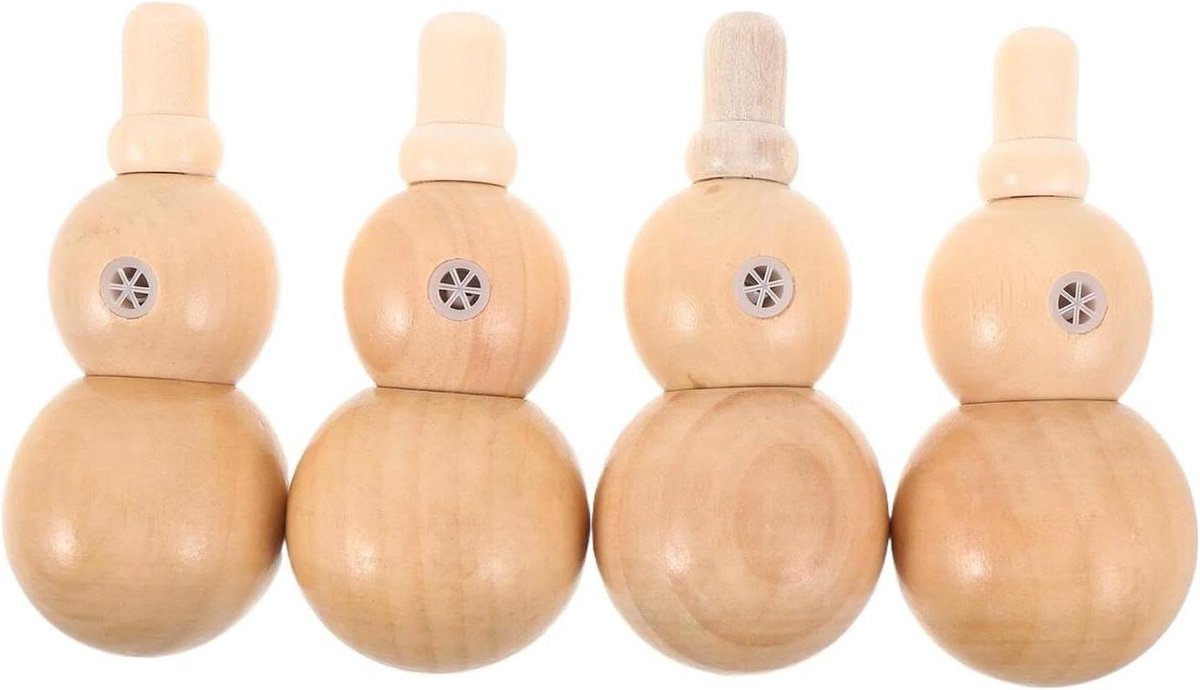 Houten Kazoo - Houten Fluit Instrument - Muziek Plezier - Natuurlijk Hout Materiaal - 95 x 44 x 44 cm
