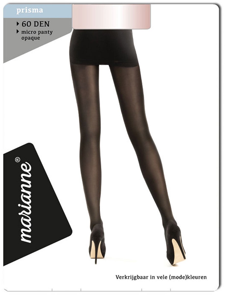 Gekleurde panty’s - 60 Denier - Merk: Marianne | Maat: L/XL - Olijf groen - per stuk