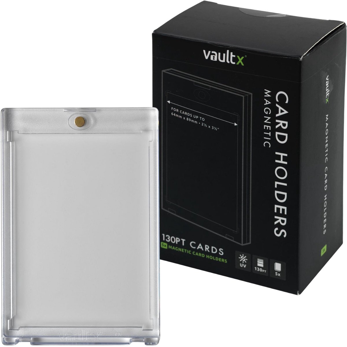 Vault X Magnetische Kaartenhouders 130pt voor Trading Cards - Kaartenhouders - 5 Stuks