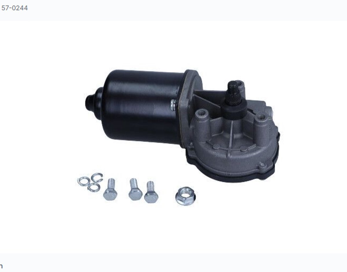 MAXGEAR Ruitenwissermotor 57-0244 | OEM 51701421 | 51753759 | 51881061 | 77363952 | 98846221 | Geschikt voor Fiat Grande Punto, Punto Evo, Punto 199, Linea & Abarth Grande Punto 2005-2026 | 12V Voorzijde