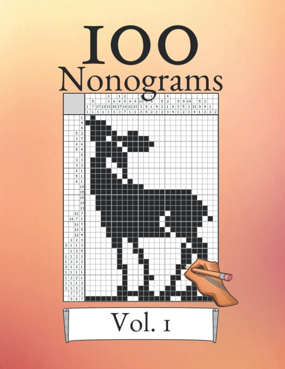 100 Nonograms Vol. 1! Logic puzzles for beginners and professionals: Suitable for kids and adults - ShopVlot