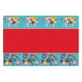 Globos Pokemon tafelkleed 120x180cm kleurrijk feest plastic.