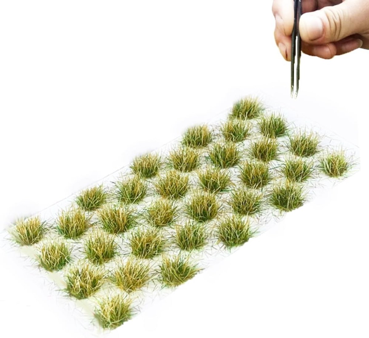 32 Stuks Model voor Statig Gras Trowel - Miniatuur Decoratie voor DIY Spoorweg, Treinlandschap en Kunstgras Decoratie (Winterkruiden)