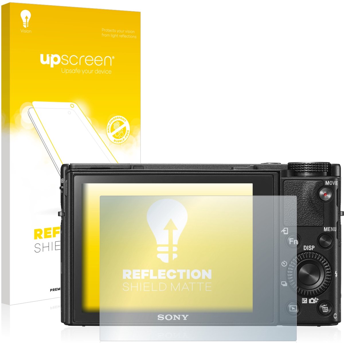 upscreen - Screenprotector voor Sony Cyber-Shot DSC-RX100 VI - Folie Beschermfolie anti glare matte