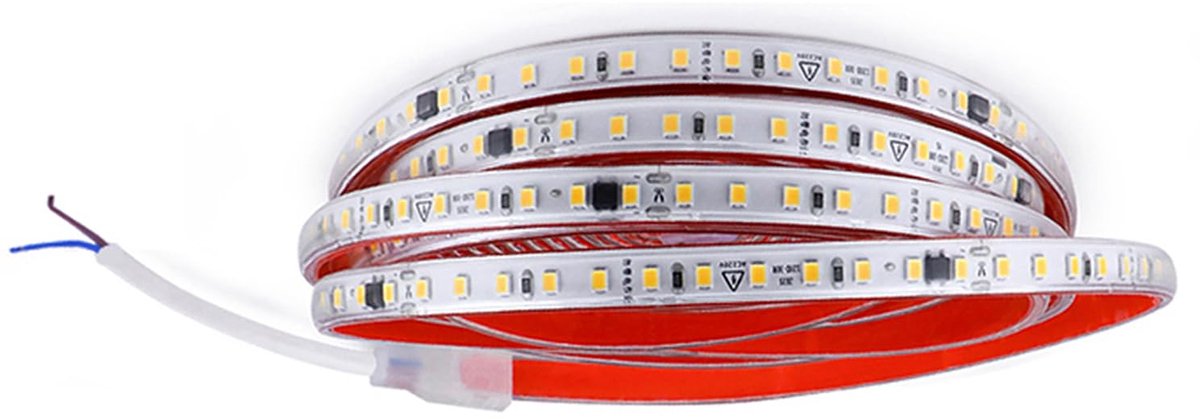 FOLGEMIR 30m LED-stroken met IC, warm wit LED-lichtstrook, direct op AC 220V, zelfklevend, 2835 SMD 120 LED’s/m - ShopVlot