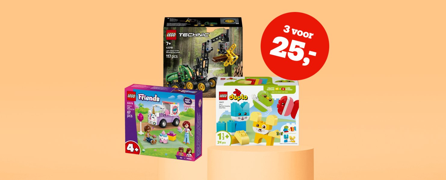 3 pour 25,-