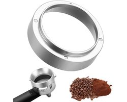 Professionele 51mm koffie dispenser voor espresso, met magnetische hopper en strainer houder, ideaal voor nauwkeurig doseren en vullen van koffiepoeder