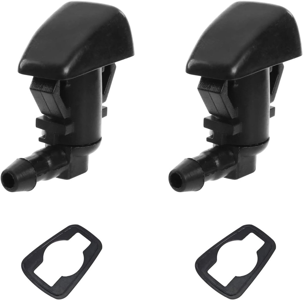 1 Paar Voorruit Ruitensproeier Nozzles voor Auto, Compatibel met Grand Cherokee, 68260443AA, 55079049AA, 55372143AB, Ruitensproeier, Auto Onderdelen, Voorruit Accessoires