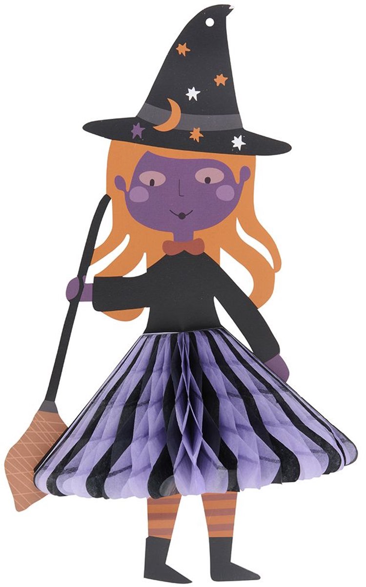 Halloweendeco honingraat 3pc