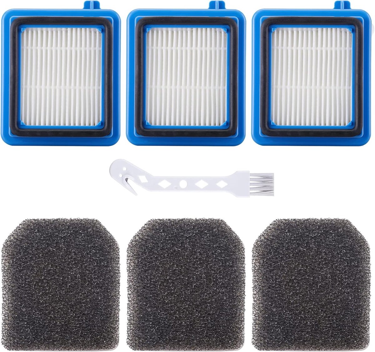 7 stuks filter accessoireset voor AEG ASKW1 / QX8-2 / QX7 / QX6 stofzuiger vervangstukken Inclusief 3 voormotorfilters - ShopVlot