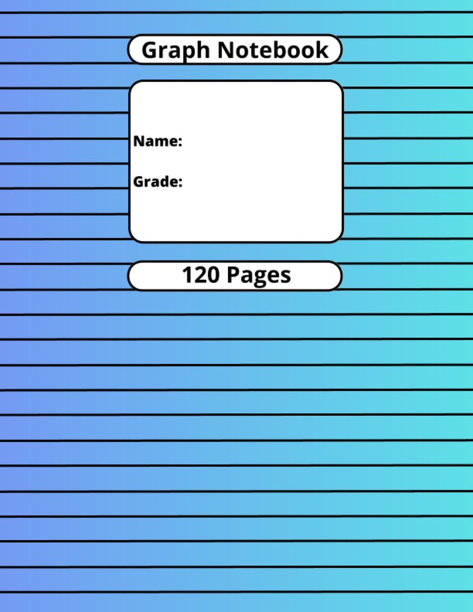 Notebook with Graph Paper, size 8.5 x 11, Designed for Math and Sience Students, 120 pages.: The Perfect Back To - ShopVlot