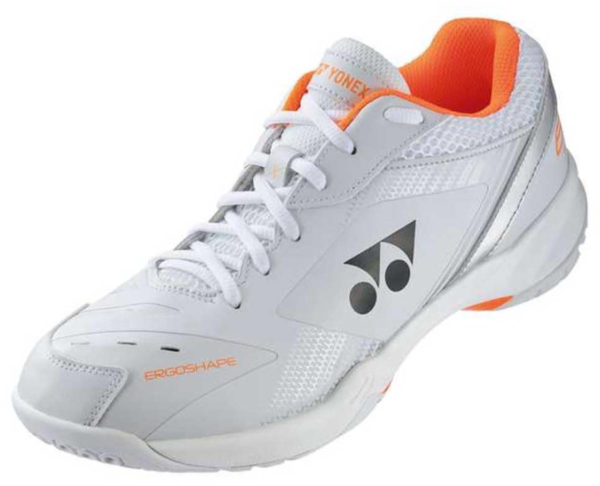 YONEX Power Cushion 65 X - Badmintonschoenen - Wit/Oranje - Maat 38