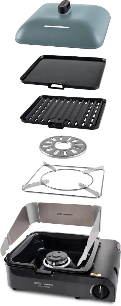 Cadac Van Cook PRO FFD Deluxe - Gasbarbecue - GreenGrill Coating