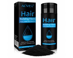 Premium Haarpoeder met Keratine en Natuurlijke Extracten (Zwart) - Haarvezels - Hair Fiber