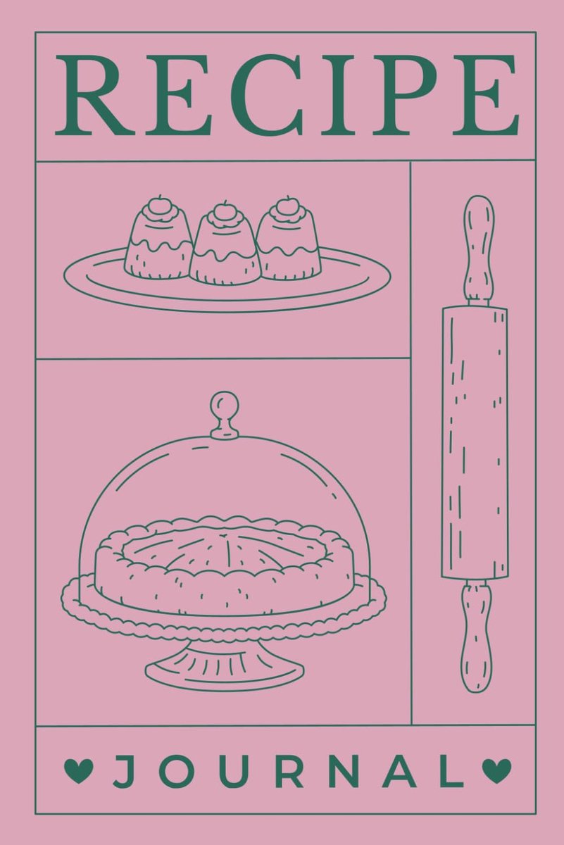 Recipe Journal: Recipe Book/Blank Recipe Book to Write In Your Own Recipes/Small Blank Cookbook/ My Recipes - ShopVlot