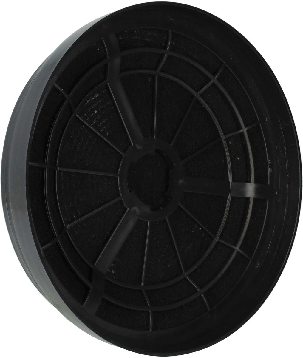 vhbw 4x actieve koolstoffilters compatibel met Hoover CFT631X, CFT631W, CBP6124W, CFT923X, CBP6124GR, CFT9104SX, CFT636/1W afzuigkappen - 17,5 cm