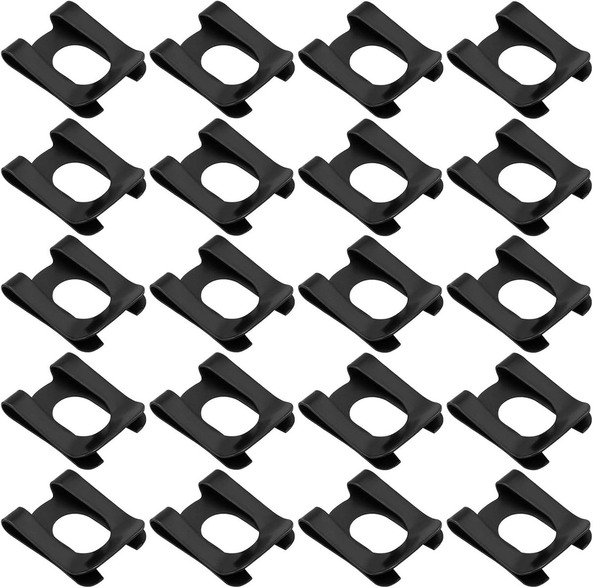 20 Stuks Circlip SL Clip M10 Veerstop voor Boutas Shaft, DK Behoudsringen voor Auto, Speelgoed en Meubels 10x22mm Zwart