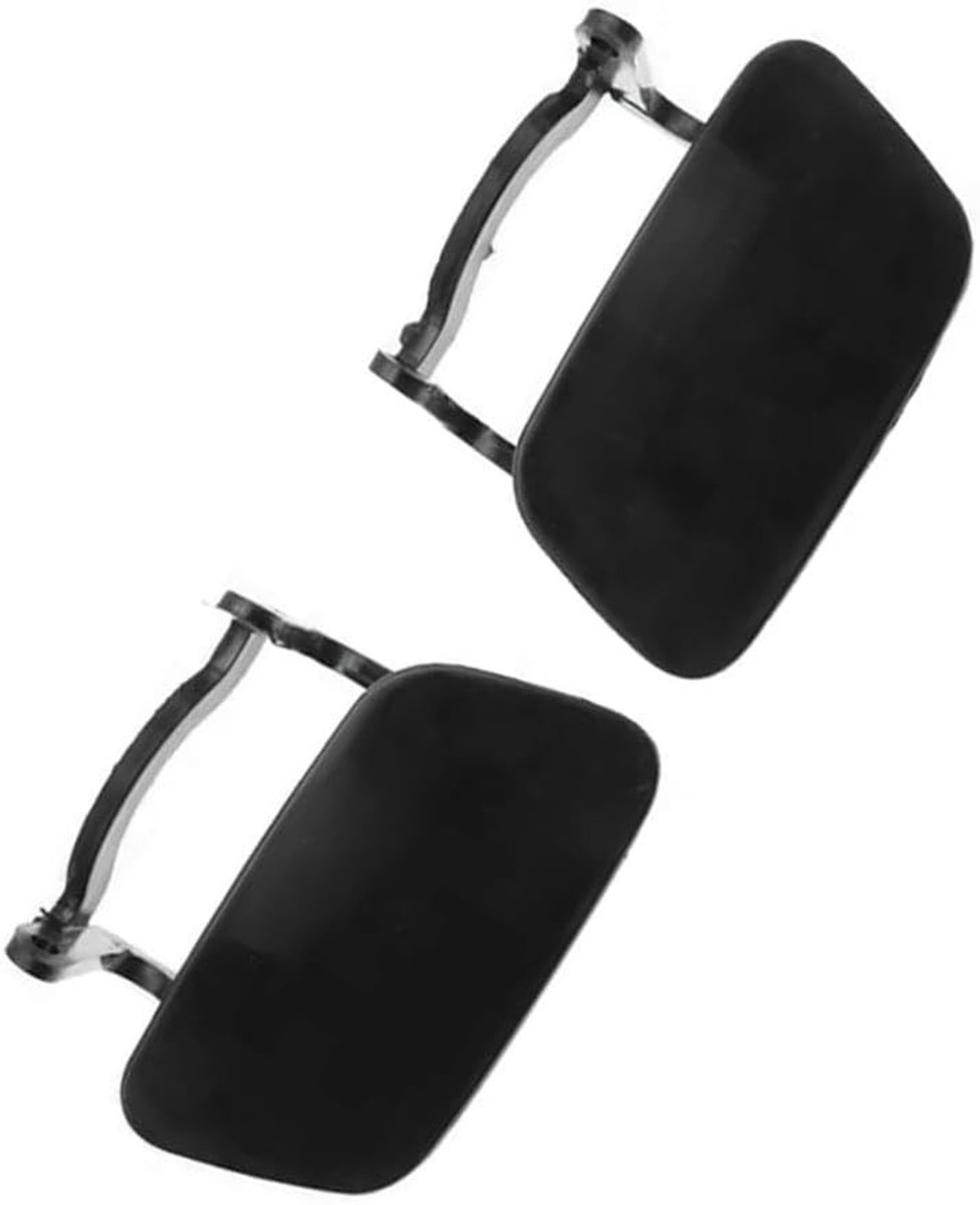 Front Headlight Washer Nozzle Deksel voor Auto, Bumper en Koplamp Reinigingskap, Zwart, Geschikt voor Diverse Modellen, 8K0955275, 8K0955276, Duurzaam en Weerbestendig