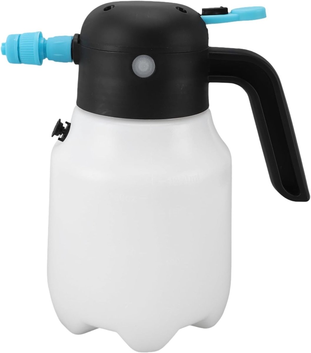 Draadloze Schuimsproeier met Oplaadbare Batterij, 1.8 Liter Capaciteit voor Auto en Tuin, Ideaal voor Schoonmaken en Besproeien