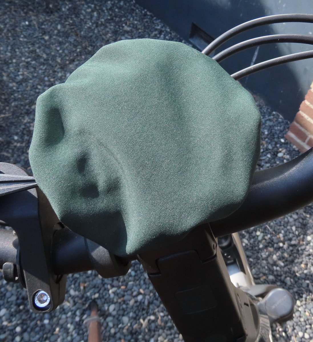 Ebike hoesje display vast G Mos groen softshell
